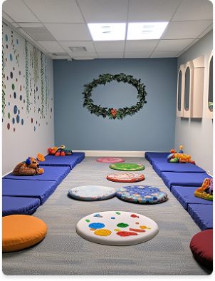 sensory-room-equipped-with-soft-mats-fidget-toys-calming-music-students-relax sensory-room-equipped-with-soft-mats-fidget-toys-calming-music-students-relax